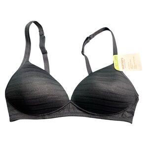 WARNER’S black Wirefree light lift t shirt bra size 38B NWT